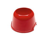 Ferplast Party Comedero para Perro Ecológico, Antideslizante, Adecuado para Viajar, Plástico Reciclado, Adecuado para Perro con Orejas Largas, Pequeño (0,5 L)