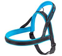Ferplast Pettorina Cane SPORT DOG, Pettorina Cane Taglia Grande, Pettorina Svedese, Imbottitura Soffice, Cuciture riflettenti, Chiusura con Clip a Scatto, Etichetta per nome dell'animale, Blu