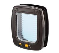 Ferplast swing 9 - puerta para gatos grandes y perros pequeños 26,2 x 10,2 x 31,2 cm - marron