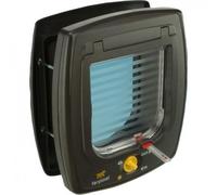 Ferplast swing door puerta de plástico color castaño para mascotas