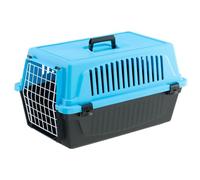 Ferplast Transportín Gato, Transportín para Perro Pequeño y Gatos de hasta 8 Kg, Puerta de Hierro Plastificado, Ranuras de Ventilación, 37 x 58 x h 32 cm, Transportín Mascotas Rígido Atlas 20 EL