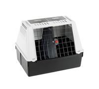 Ferplast - Atlas Car 80 SE - Transportín para Perros - Compartimento Doble, Puerta Corredera Doble - 82 x 51 x 61 cm - MAX 20 kg