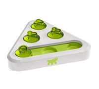 Ferplast TREA Juguete Interactivo para Perros, Dispensador de Golosinas Inteligentes, Ideal para Croquetas, en Plástico con Antideslizante, para Perros Pequeños y Gatos, 25 X 22 cm