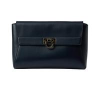 Ferragamo - Clutch Tracolla Removibile - Bags - Mujer - Azul - ONE SIZE -