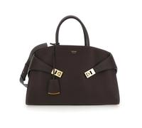 Ferragamo - Hug Bicolor Handbag - Bags - Mujer - Marrón - ONE SIZE -