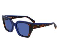 Ferragamo Mujer SF2035S 424 Gafas de sol Acetato Azul Mariposa Normal