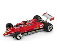 Ferrari 126 C2 G. Villeneuve 1982 #27 GP Brasil + Piloto Limited 250 pzas 1:43