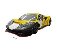Ferrari 488 GT Modificata, Modelo de Coche de Resina de simulación, Escala 1:18, Carrera de Le Mans No Control Remoto Modelos
