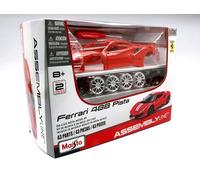 Ferrari 488 Pista Die-Cast Metal 1:12 Kit De Modelo 39135 MAISTO