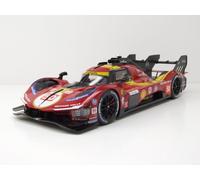 Ferrari 499P #50 24H Le Mans 2025 Coche de Carreras 1:18 Bburago Rojo