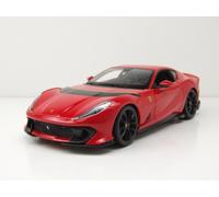Ferrari 812 Competizione 2021 Rojo Coche Modelo 1:18 Bburago 25 cm