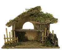 Ferrari & Arrighetti Portal de Belén vacío para Figuras del Nacimiento de 10 cm - Pesebres Bertoni
