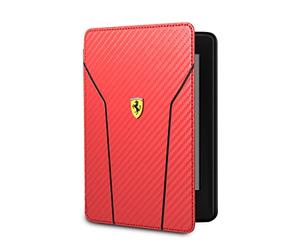 Ferrari Carbon Funda para Kindle Paperwhite, activación y suspensión automáticas, rojo - no es compatible con la versión del 2018 (10.ª generación)
