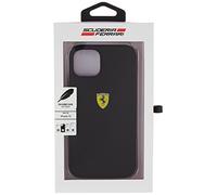 Ferrari CG Mobile Carcasa de Silicona líquida para iPhone 13 (6,1 Pulgadas), Color Negro