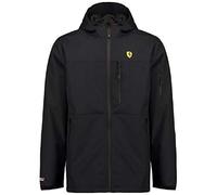 Ferrari Chaqueta impermeable negra pequeña negra