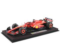 FERRARI F1 SF-24 TEAM SCUDERIA FERRARI N 16 2nd AUSTRALIAN GP 2024 CHARLES LECLERC - CON VETRINA - WITH SHOWCASE RED BLACK