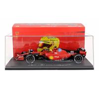 FERRARI F1 SF23 #44 PRUEBA FLORANO 2025 HAMILTON CON ESCAPARATE 1/18 BURAGO 1...