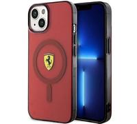 Ferrari FEHMP14SURKR - Carcasa rígida para iPhone 14 de 6,1", color rojo