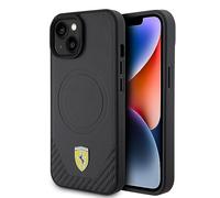 Ferrari FEHMP15SPTEK - Carcasa rígida para iPhone 15 de 6,1", color negro