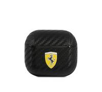 Ferrari FESA3CABK FEA3SILRE - Funda para AirPods 3 (Poliuretano, Carbono), Multicolor