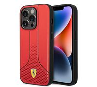 Ferrari Funda rígida de Poliuretano 296P para iPhone 14 Pro, Color Rojo