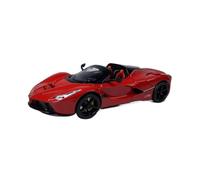 Ferrari Lafa 70th Anniversary Edition - Modelo de Coche de aleación simulada, Escala 1:24, colección de Fans, Adorno de Metal Decorativo Hofortme No Control Remoto Modelos(Rojo)