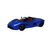 Ferrari Lafa 70th Anniversary Edition - Modelo de Coche de aleación simulada, Escala 1:24, colección de Fans, Adorno de Metal Decorativo Hofortme No Control Remoto Modelos(Azul)