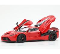 FERRARI LAFERRARI 2013 - BLACK RIMS - CON VETRINA - WITH SHOWCASE ROSSO CORSA RED