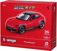 FERRARI PURASANGUE 2022 KIT DE MONTAJE 36 PIEZAS Bburago 1/24 18-26058-KIT