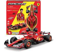 FERRARI SF-24 Fórmula 1 Kit De Montaje 44 PZ LECLERC 16 - 1/24 23cm Bburago