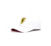 BRANDED Cap with a Visor, White, One Size Men's