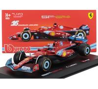 FERRARI SF24 #16 MIAMI GP 2024 LECLERC CON PILOTO+VET 1/43 BURAGO 18-36843LEC-MI