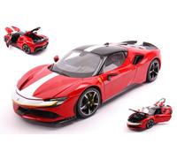 Ferrari Sf90 Carretera Chasis Fiorano Rojo/Blanco Signature 1:18 Modelo 16911