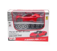 Ferrari Sf90 Stradale 2020 Rojo Die-Cast Metal 1:12 Kit De Modelo 39137 MAISTO