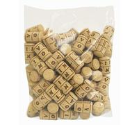 FERRARI - Tapones de Corcho aglomerado, 100 Unidades, 24 x 38 cm