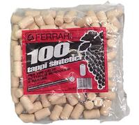 FERRARI Tapones sintéticos Eco biselados Vino Lugar Unidades 100 Piezas