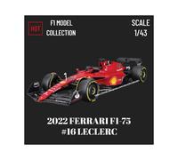 (FERRARI75 16) 1:43 2023 RB19 Max Modelo de coche a escala Red Bull Racing Verstappen Chico Pérez Fórmula