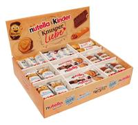 Ferrero Expositor de Galletas - 75 piezas en 6 variedades con Kinder Cards, Nutella Biscuits, Kinder Happy Hippo, Nutella B-Ready & Kinderini, 2 kg