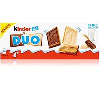 Ferrero Galleta especial para niños dúo cubierto con leche y chocolate blanco 150 g