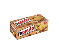 Ferrero Hanuta Waffle - Rebanadas de avellana 220 gramos 10 piezas 1 paquete de capsulas