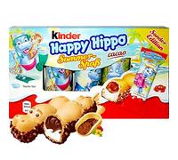 Ferrero Kinder Happy Hippo Cacao (Paquete de 5 barras de 20,7 g)
