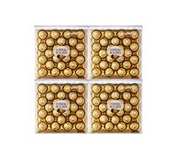 Ferrero Rocher Bolas de Confitería de Avellana y Chocolate con Leche T24 Pack de 24 (4 paquetes)