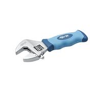 Ferrestock FSKLLA004 llave inglesa de 4", fabricada en acero al carbono y con acabado satinado, mango aislado con diseño ergonómico y mordaza milimetrada