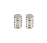 Ferrestock FSKNDC003 Imanes redondos de neodimio, 18 x 5 mm, Set de 12 Piezas