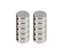 Ferrestock FSKNDC004 Imanes redondos de neodimio, 22 x 10 mm, Set de 10 Piezas
