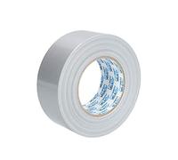 Ferrestock FSKTCT003 Rollo de cinta americana fácil de cortar, 3 capas para una mayor resistencia, no deja residuos, 50mm x 50m en color plata