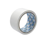 Ferrestock FSKTCT006 Rollo de Cinta Americana fácil de Cortar, 3 Capas para una Mayor Resistencia, no Deja residuos, 50mm x 10m en Color Blanco