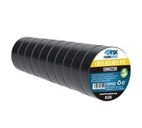 Ferrestock FSKTPV002 - Cinta Aislante de PVC negra 19mmx20mm, 10 unidades