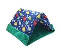 Ferret Bed - Cama 2 en 1 Triangular Sleeping House, Small Animal House with Design, Pet Accessory for Ferret, Bunny, Small Pets, Enclosure, Bearded Dragons, Habitat, Corner