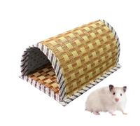 Ferret Bed, Cooling Breathable Woven Tunnel, Hedgehog House Hamster Supplies, | Hedgehog House Hamster Supplies Presents A Woven Summer Cooling Tunnel Designed with Anti-Scratch Fabric. This Pet